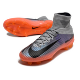 Botas de fútbol Nike Mercurial Superfly 5 Elite FG CR7 en gris y naranja